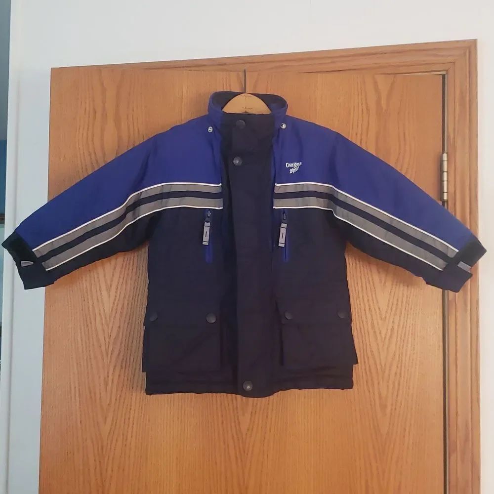 EUC Oshkosh B'Gosh Lined Winter Coat Jacket Sz 4